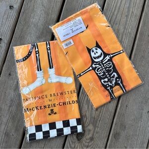 MACKENZiE-CHiLDS Patience Brewster Boney Cat Dish Towel 2